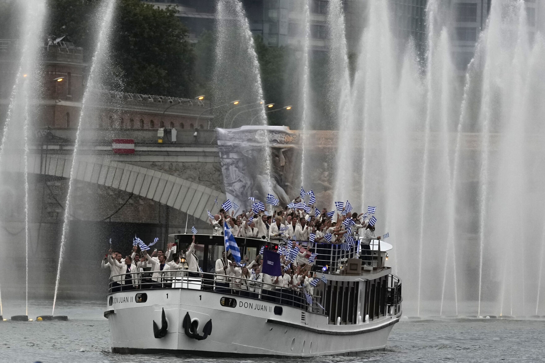 APTOPIX Paris Olympics Opening Ceremony